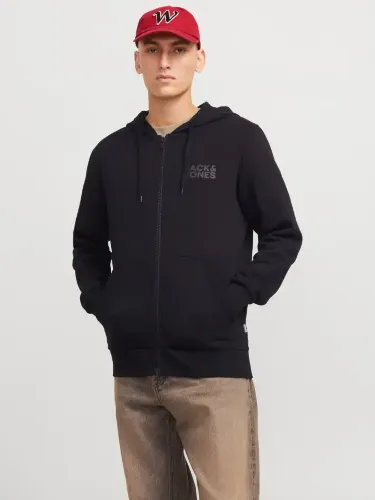 Resim Jack & Jones Jjecorp Logo Sweat Zıp Hood Noos Erkek Sweat 12265177