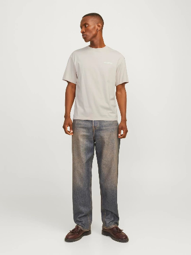 Resim Jack & Jones Jjelegacy Tee Ss O-Neck Noos Erkek T-shirt 12256589