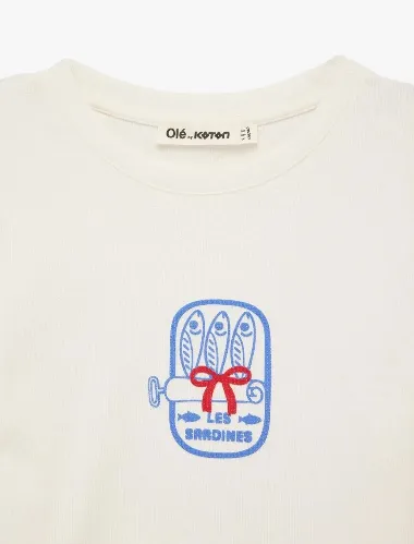 Resim Koton Kadın T-shirt 6SAL10828IK