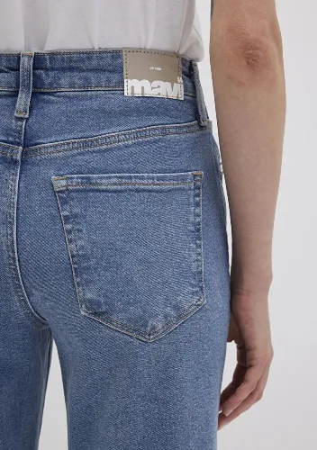 Resim Mavi Cindy Mid Kadın Jean Pantolon M100277-90993