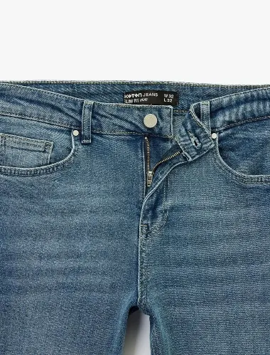 Resim Koton Erkek Jean Pantolon 7WAM40005ND