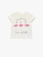 Resim Koton Kız Bebek T-shirt 6SMG10001AK