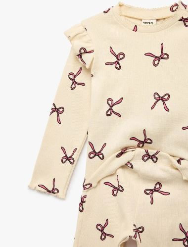 Resim Koton Kız Bebek Sweat Takım 6SMG10007AK