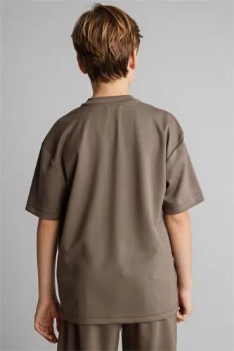 Resim Defacto Erkek Çocuk T-shirt H3041A8/KH487