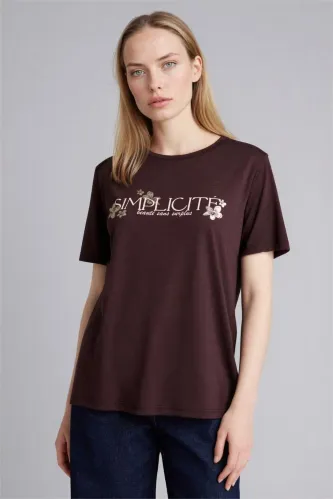 Resim Defacto Kadın T-shirt G9260AX/BN340