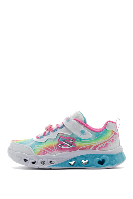 Resim Skechers FLUTTER HEART LİGHTS - GROOVY SWİRL Kız Çocuk Spor Ayakkabı 303253L WMLT