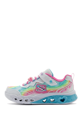 Resim Skechers FLUTTER HEART LİGHTS - GROOVY SWİRL Kız Çocuk Spor Ayakkabı 303253L WMLT