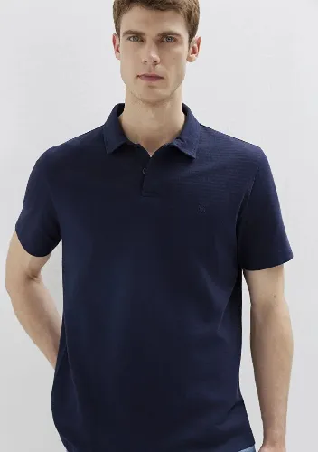 Resim Mavi Erkek T-shirt M0613267-86415
