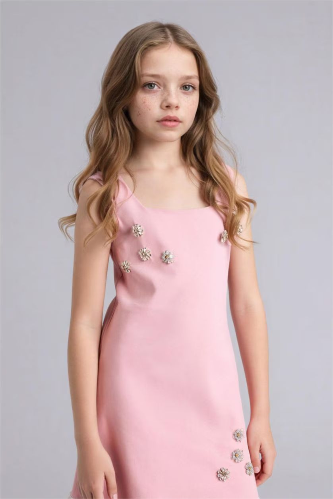 Resim Defacto Kız Çocuk Elbise G7084A8/PN86