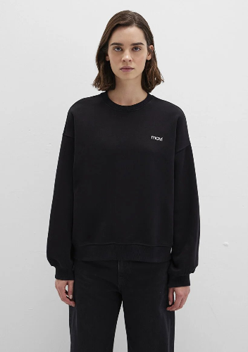 Resim Mavi Yuvarlak Yaka Logo Kadın Sweat M1S10490-900