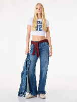 Resim Koton Kadın T-shirt 6SAL10058IK