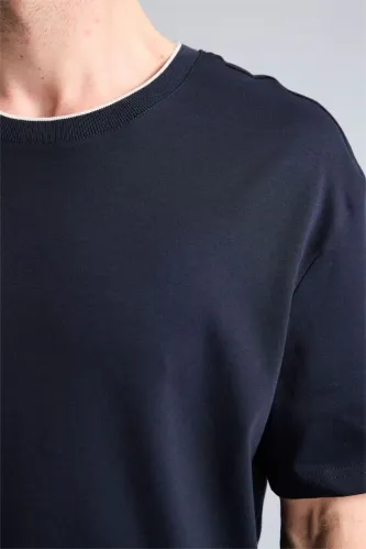 Resim Defacto Erkek T-shirt G7059AX/NV64