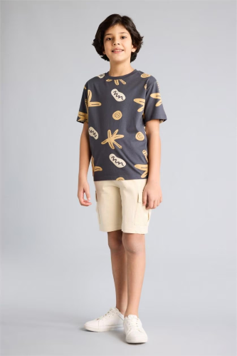 Resim Defacto Erkek Çocuk Penye Şort B5868A8/BG734