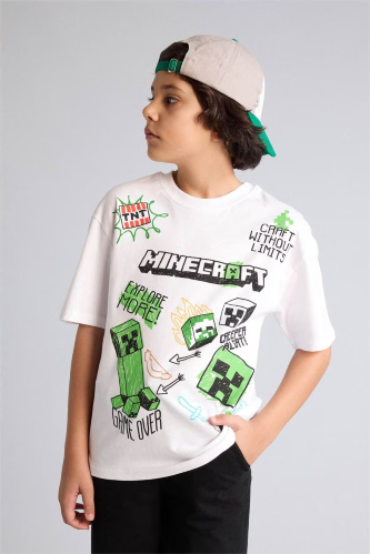 Resim Defacto Erkek Çocuk T-shirt G8885A8/WT34