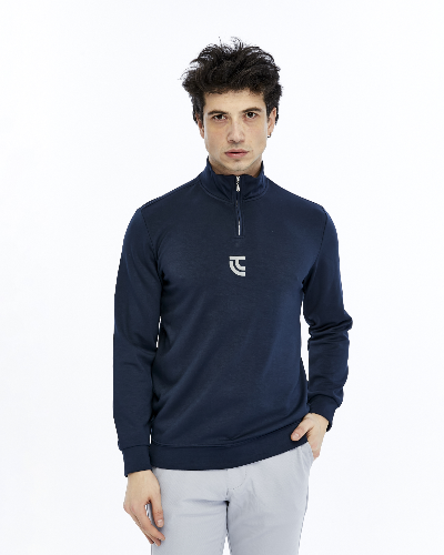 Resim Paul&More Yarım Fermuar Erkek Sweat 200 Yarım Fermuar