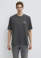 Resim Mavi Erkek T-shirt M0613202-900