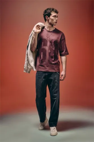 Resim Defacto Erkek T-shirt G4263AX/BR494