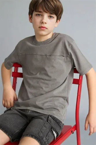 Resim Defacto Erkek Çocuk T-shirt G9417A8/GR309