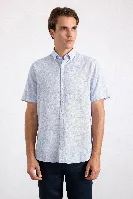 Resim Süvari Cotton Regular Kısa Kol Erkek Gömlek Sgm2017700002