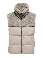 Resim Only Onlwanja Fur Puffer Mıx Waıstcoat Cc Otw Kadın Mont 15322053