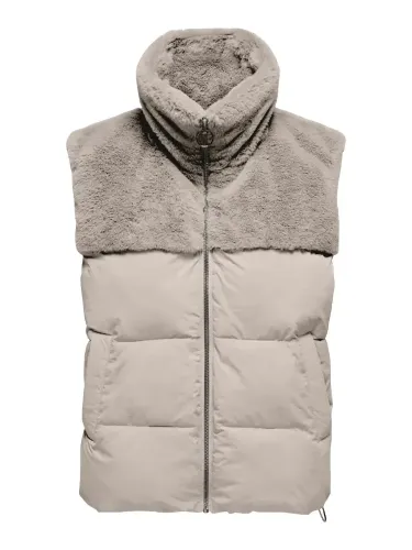 Resim Only Onlwanja Fur Puffer Mıx Waıstcoat Cc Otw Kadın Mont 15322053