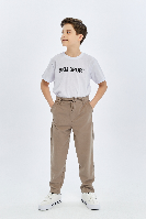 Resim Yenikoza Erkek Çocuk Kanvas Pantolon