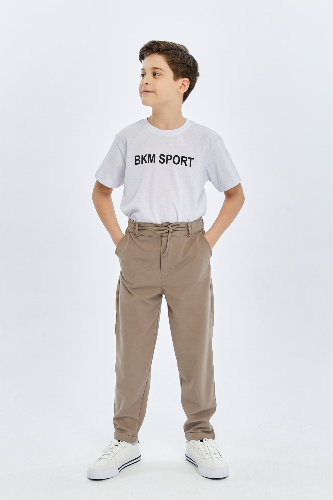 Resim Yenikoza Erkek Çocuk Kanvas Pantolon