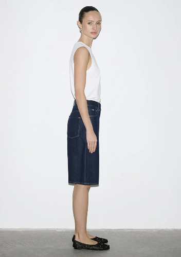 Resim Mavi Zasha Kadın Kot&Kanvas Şort M1411233-A1593