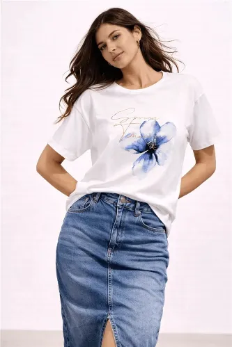 Resim Fashion Friends Kadın T-shirt 26Y0237K1