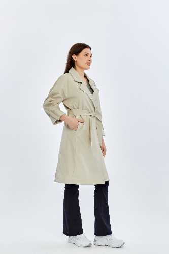 Resim Yenikoza Kadın Pardesü / Trençkot