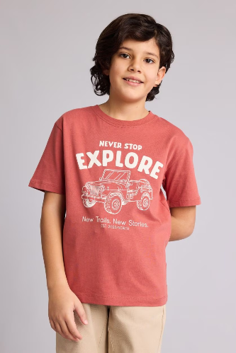 Resim Defacto Erkek Çocuk T-shirt G7471A8/BR480