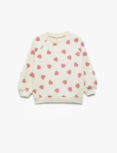 Resim Koton Kız Bebek Sweat 7WMG10004AK