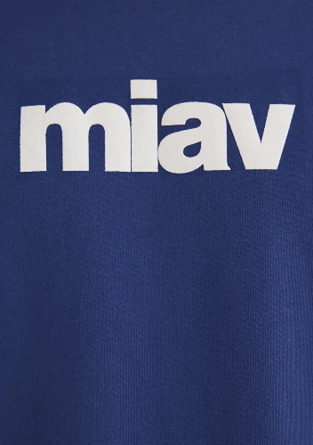Resim Mavi Miav Baskılı Erkek T-Shirt M067153-70722