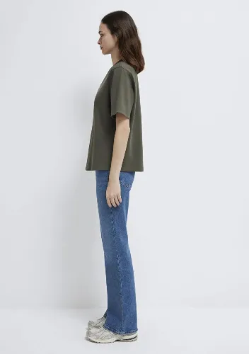 Resim Mavi Kadın T-shirt M1612829-71553
