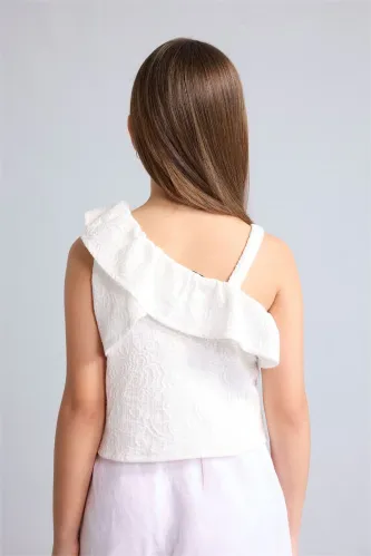 Resim Defacto Kız Çocuk T-shirt H7255A8/WT34
