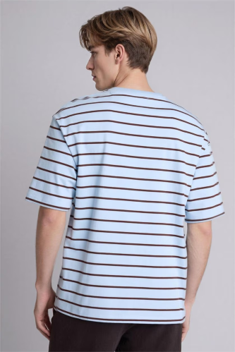 Resim Defacto Erkek T-shirt H4708AX/BE302