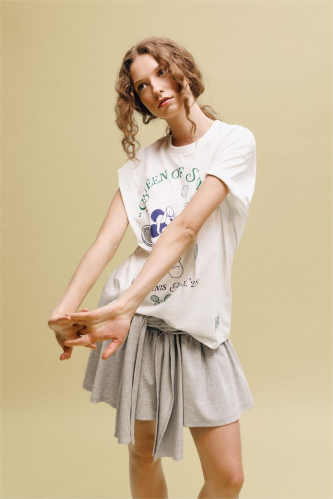 Resim Defacto Kadın T-shirt G9574AX/WT32