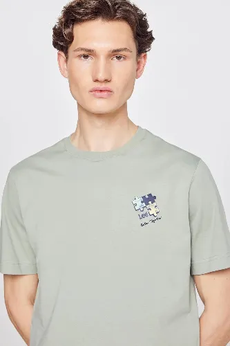 Resim Lee Grafik Erkek T-shirt L2610014306