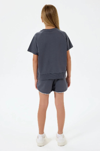 Resim U.S. Polo Assn Kids Kız Çocuk Şort Takım Us2528-4