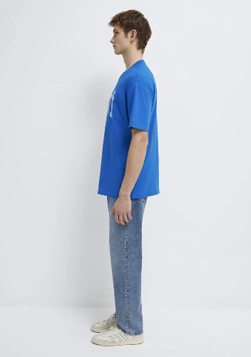 Resim Mavi Erkek T-shirt M0611711-81330