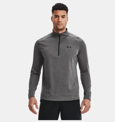 Resim Under Armour Ua Tech 2.0 1/2 Zip Erkek T-Shirt 1328495-090