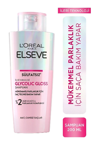 Resim Elseve Giycolic Gloss Şampuan 200 Ml