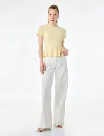 Resim Koton Kadın T-shirt 6SAK50383EK