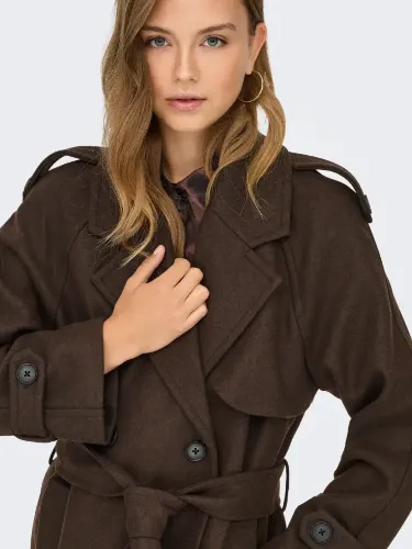 Resim Only Onldear-Trıllıon Long Belt Coat Pnt Noos Kadın Mont 15344734