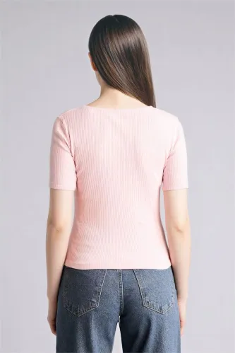 Resim Defacto Kadın T-shirt G9665AX/PN453