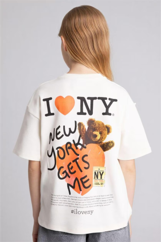 Resim Defacto Kız Çocuk T-shirt H0147A8/ER105