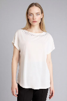 Resim Defacto Kadın T-shirt G3285AX/WT32