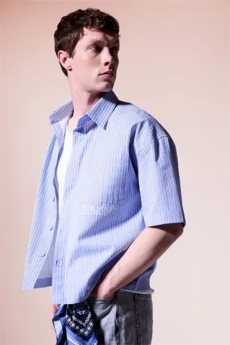 Resim Defacto Erkek T-shirt G4137AX/BE302