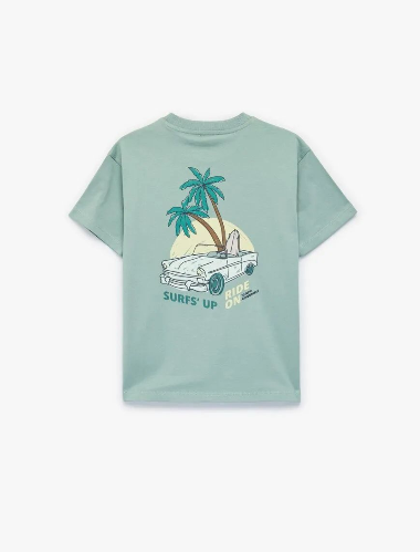 Resim Koton Erkek Çocuk T-shirt 6SKB10074TK