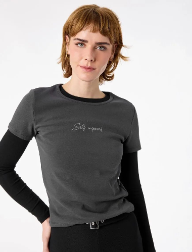 Resim Koton Kadın T-shirt 6SAL10549IK